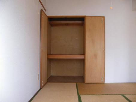 押し入れ 押し入れ 和室,押し入れ,賃貸住宅の写真素材
