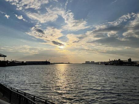 堺泉北港堺地区 堺泉北港,阪神工業地帯,工業地帯の写真素材