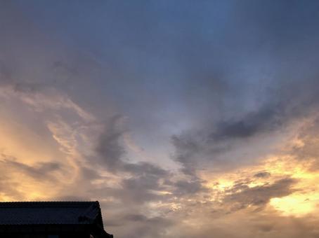 ゆらめく夕空 ゆらめく夕空 の写真