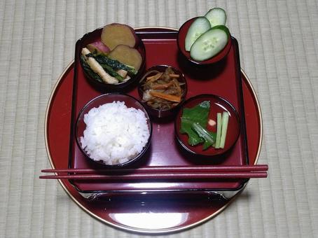 お盆 お膳 お盆,8月,仏教の写真素材