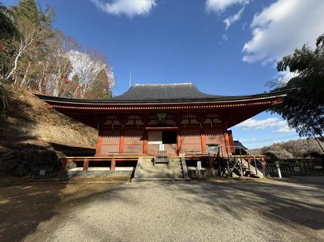 25_1119_毘沙門堂_金堂01 岩手県,平泉,神社の写真素材