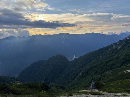 燕山荘からの景色 燕山荘からの景色の写真