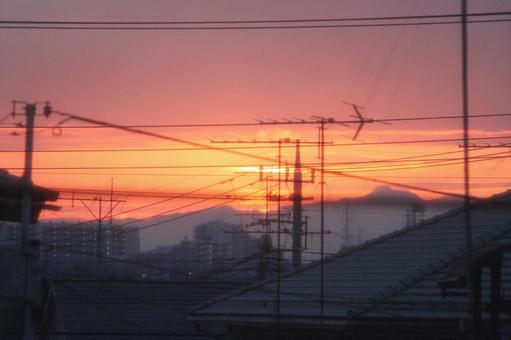 夕暮れ 夕暮れの写真