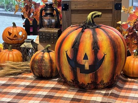ハロウィンのかぼちゃ飾り ハロウィンのかぼちゃ飾り ハロウィン,イベント,かぼちゃの写真素材