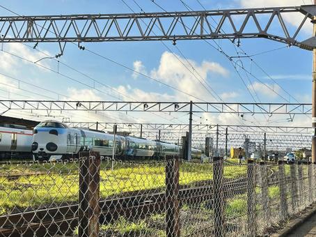 Around Shingu Station Panda train, JPG Around Shingu Station Panda train, JPG