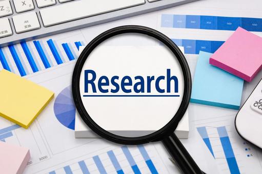 リサーチ業務の可視化 リサーチ,research,分析の写真素材