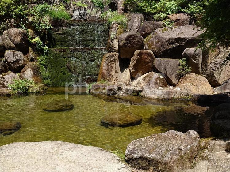 池（飛騨大鍾乳洞） 岐阜県,飛騨,鍾乳洞の写真素材