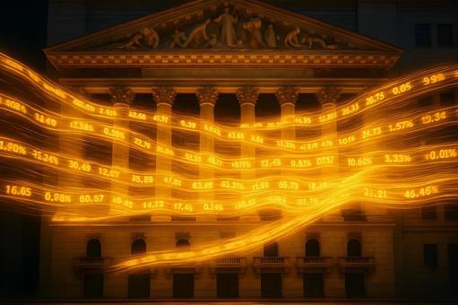 証券取引所と株価 証券取引所と株価の写真