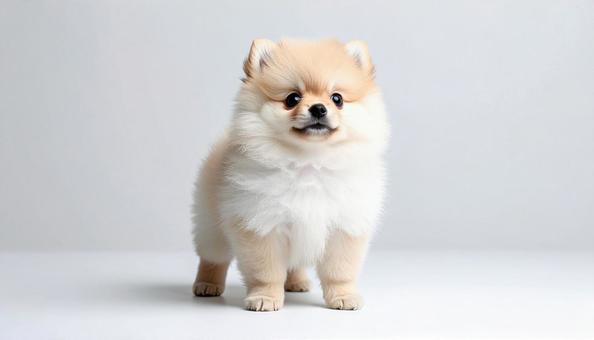 かわいいポメラニアンの写真