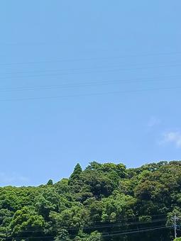 青空 青空 夏,夏の風景,青空の写真素材