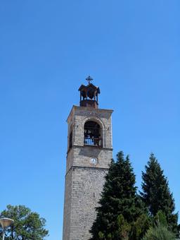 教会の鐘 鐘,教会,青空の写真素材