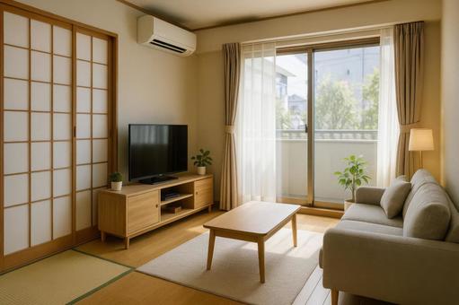 エアコンが効いた快適な部屋 エアコンが効いた快適な部屋の写真