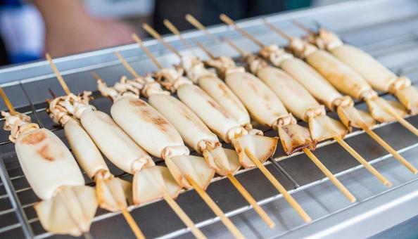 イカ焼き イカ焼きの写真