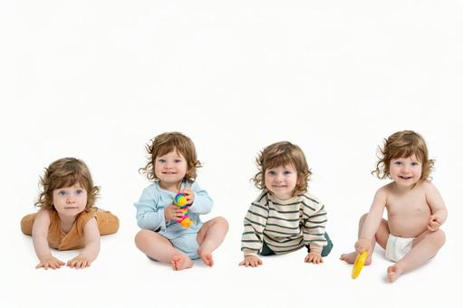 Photo, baby, tiny, sit down, 