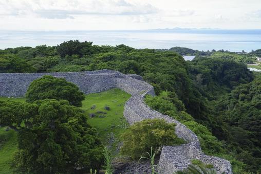 World Heritage Site Nakijin Castle, JPG