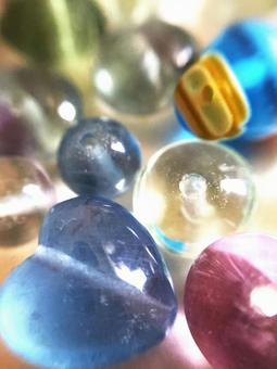 ハートのフローライト キラキラ,美しい,幻想的の写真素材