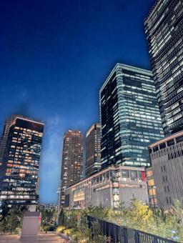 大阪駅周辺の夜景 大阪駅周辺の夜景の写真