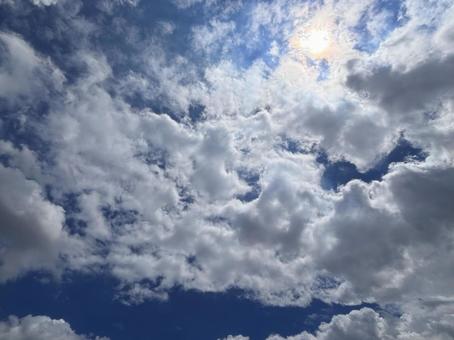 【風景写真】夏空 【風景写真】夏空 夏空,空,雲の写真素材
