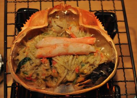 カニの甲羅焼き 蟹,カニ味噌,甲羅焼の写真素材