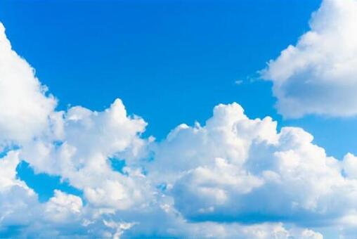 Photo, summer, cloud, blue sky, 