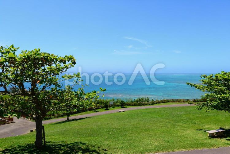 沖縄　風景　絶景 日本,沖縄,海の写真素材
