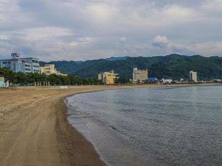 【青森県】サンセットビーチあさむし 【青森県】サンセットビーチあさむし サンセットビーチあさむし,浅虫温泉,青森市の写真素材