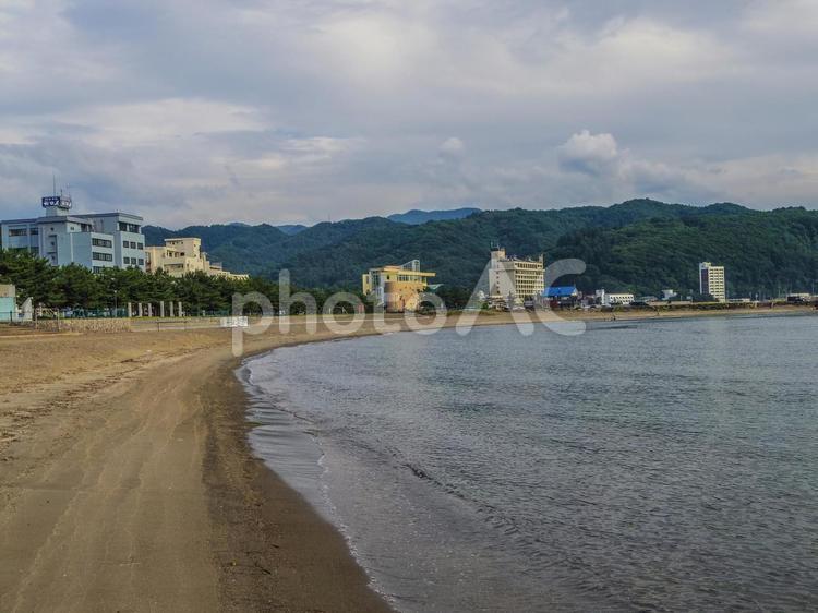 【青森県】サンセットビーチあさむし サンセットビーチあさむし,浅虫温泉,青森市の写真素材