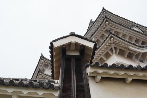姫路城 姫路城 姫路城,瓦,石垣の写真素材