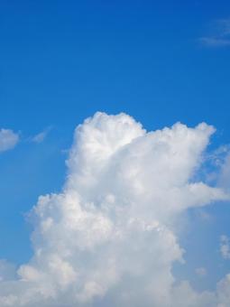 夏の空・もくもくの入道雲 夏の空・もくもくの入道雲 夏,入道雲,青空の写真素材