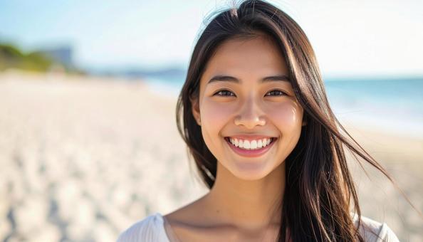 夏の女性 夏の女性の写真