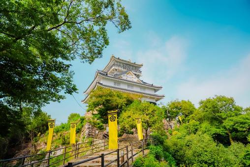 【岐阜】山頂の岐阜城 2025 【岐阜】山頂の岐阜城 2025 岐阜,岐阜公園,パワースポットの写真素材
