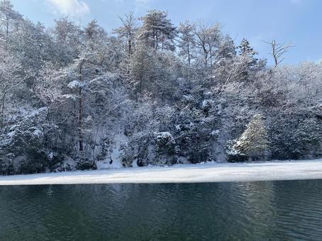 雪景色 雪景色の写真