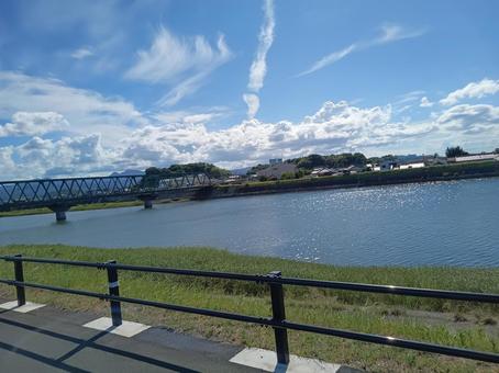 夏の川 夏の川の写真