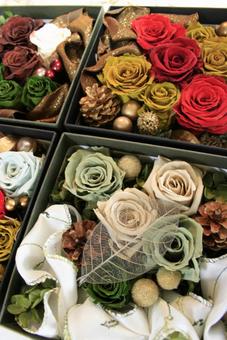 アーティフィシャルフラワー クリスマス,オーナメント,装飾の写真素材