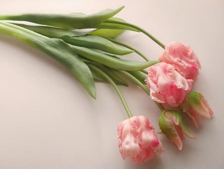 造花＊チューリップ① ピンク,チューリップ,花の写真素材