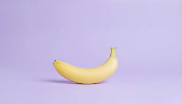 一本のバナナ 一本のバナナの写真