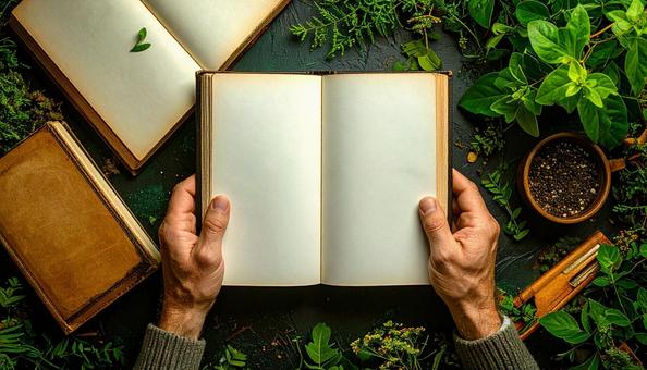 勉強する男性の手もと 勉強する男性の手もとの写真