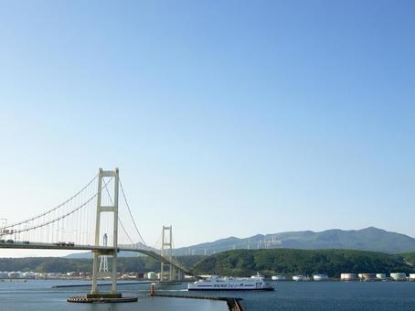 Photo, tsugaru strait ferry, blue mermaid, ferry, 