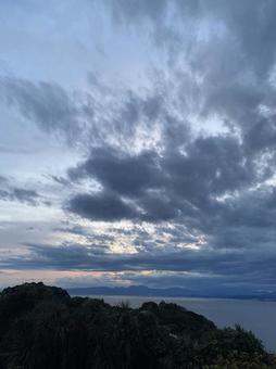 夕暮れの海 夕暮れの海の写真