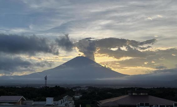 富士山 富士山,山,自然の写真素材