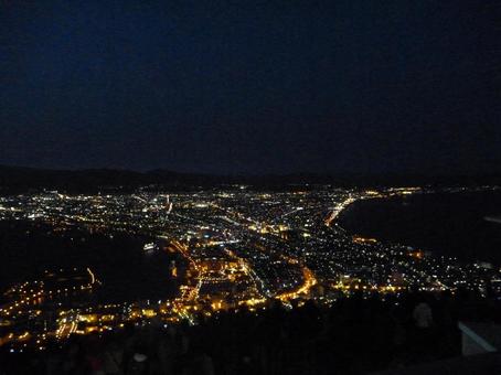 函館の夜景 函館の夜景 函館の夜景,函館,北海道の写真素材