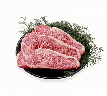 黒毛和牛サーロインステーキ用 サーロインステーキ用,ステーキ用,牛肉の写真素材