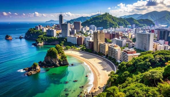 海辺の都市 01 海辺の都市 01の写真