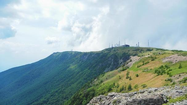美ヶ原高原 山,登山,美ヶ原高原の写真素材