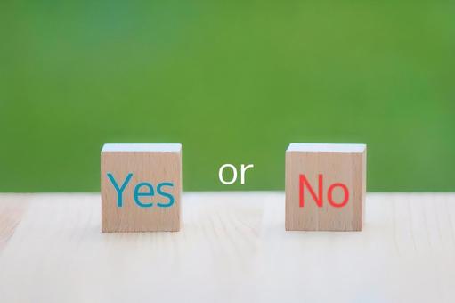 Yes/No の選択肢のイメ─ジ 2 Yes/No の選択肢のイメ─ジ 2の写真
