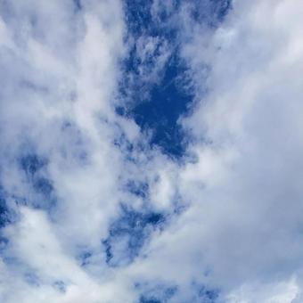 青空と雲 青空と雲の写真