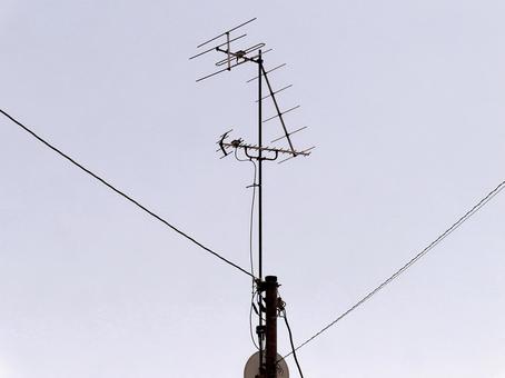 アンテナ アンテナ アンテナ,テレビアンテナ,tvアンテナの写真素材