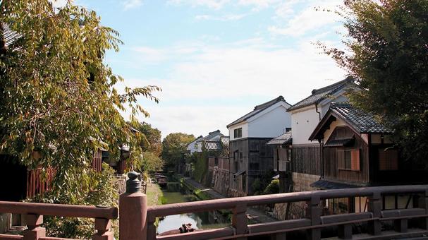 初秋の八幡堀 初秋の八幡堀 八幡堀,初秋,遊覧船の写真素材