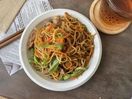 焼きそば 焼きそば,ランチ,軽食の写真素材