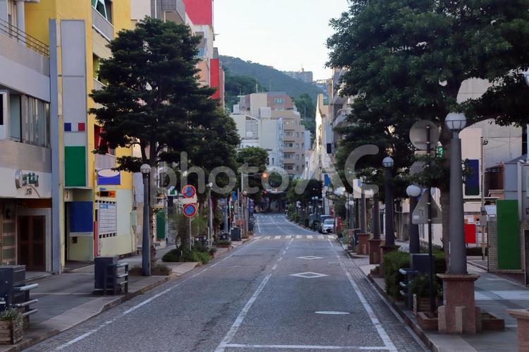 長崎の本古川通りの街並み 街並み,長崎,本古川の写真素材